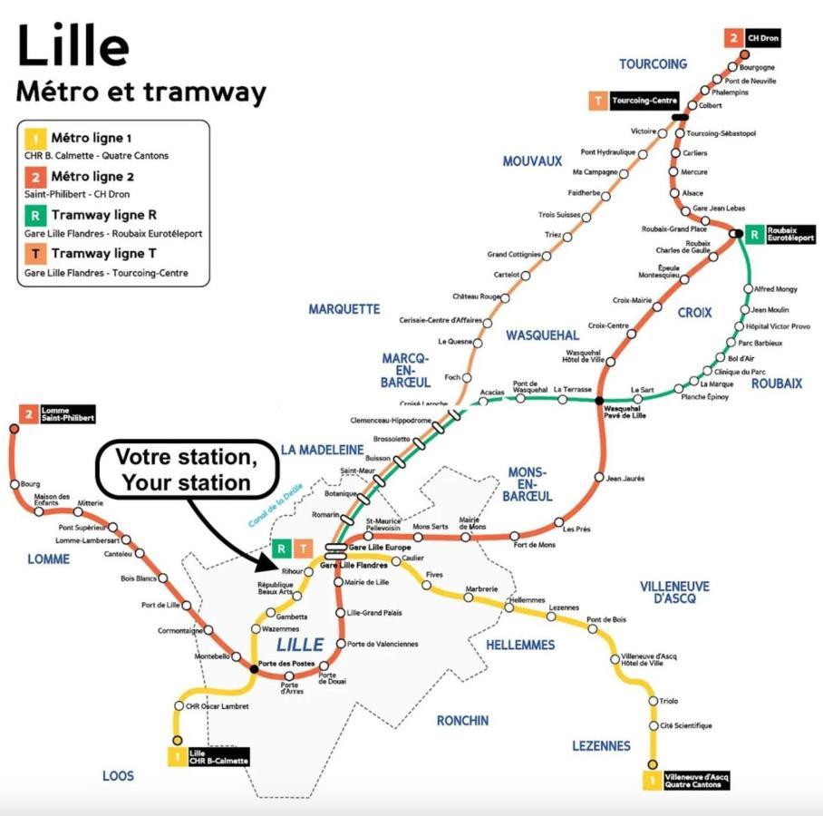 Lille Centre - Nice Cozy And Functional Studio 외부 사진